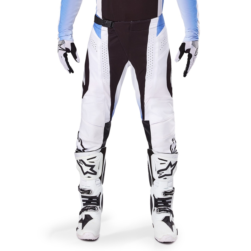 Spodnie motocrossowe Alpinestars Techstar Melt czarno-niebieskie