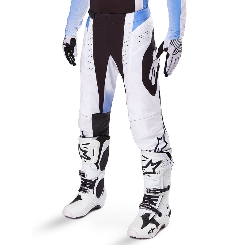 Spodnie motocrossowe Alpinestars Techstar Melt czarno-niebieskie
