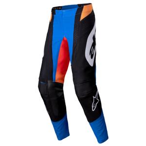 Spodnie motocrossowe Alpinestars Techstar Melt w kolorze pomarańczowo-niebieskim