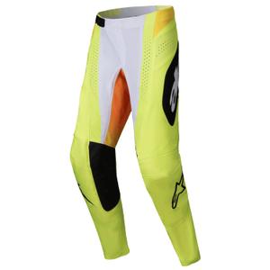 Spodnie motocrossowe Alpinestars Techstar Melt żółto-czarne