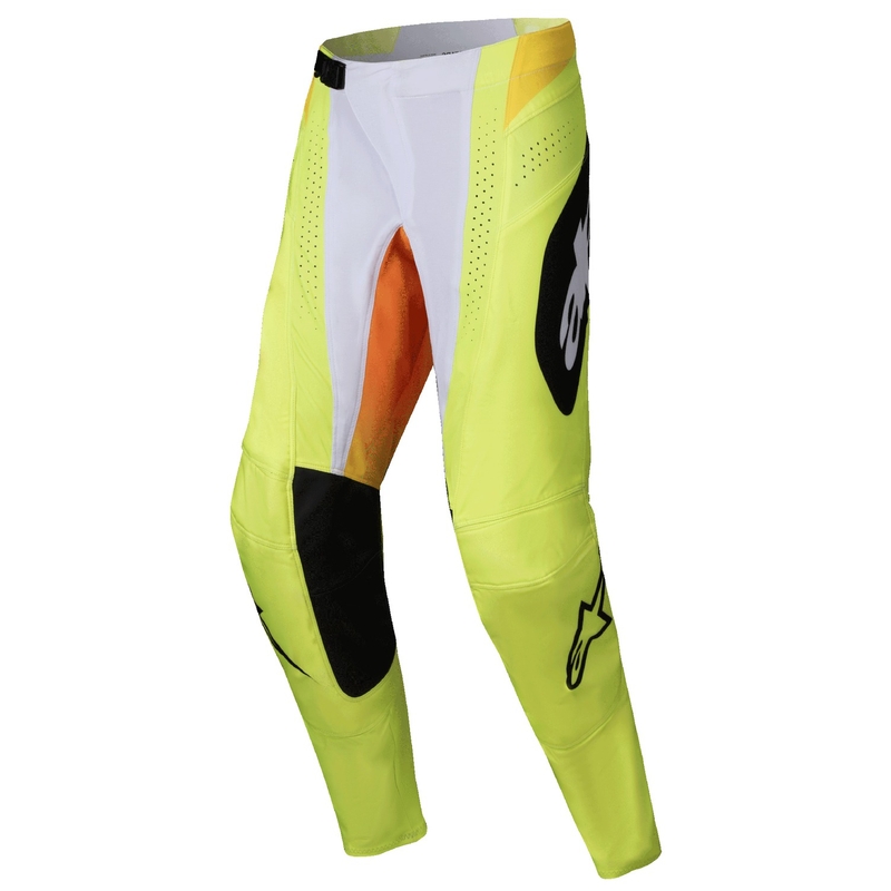 Spodnie motocrossowe Alpinestars Techstar Melt żółto-czarne