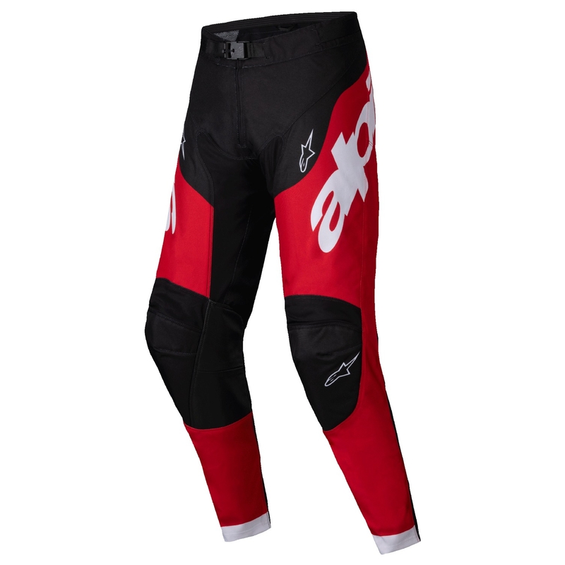 Spodnie motocrossowe Alpinestars Racer Veil czarno-czerwone