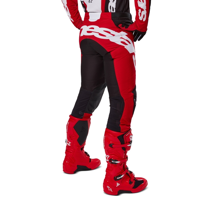 Spodnie motocrossowe Alpinestars Racer Veil czarno-czerwone
