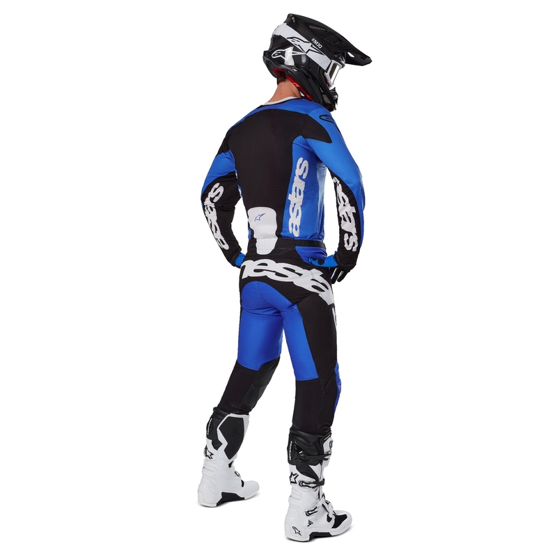 Spodnie motocrossowe Alpinestars Racer Veil w kolorze niebiesko-czarnym