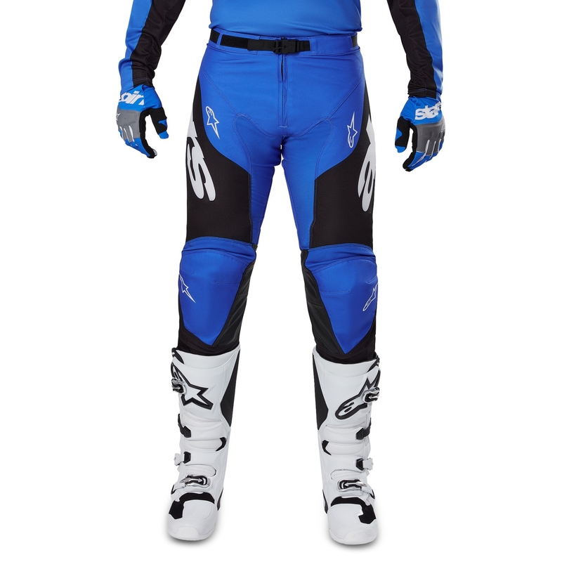 Spodnie motocrossowe Alpinestars Racer Veil w kolorze niebiesko-czarnym