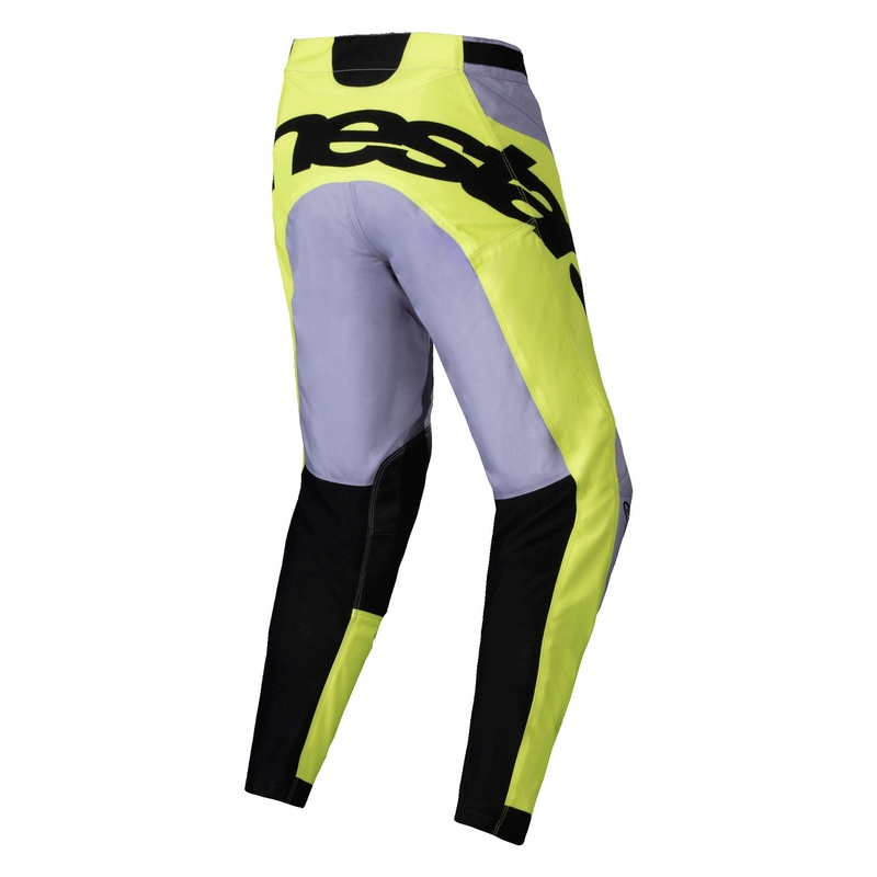Spodnie motocrossowe Alpinestars Racer Veil w kolorze szaro-fluo żółtym