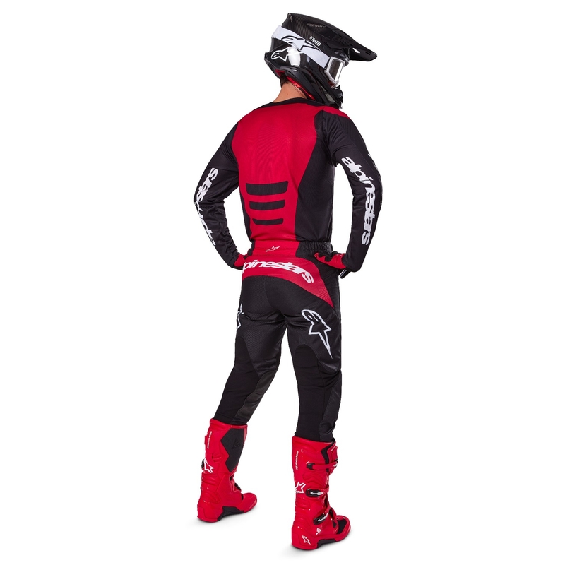 Spodnie motocrossowe Alpinestars Fluid Haul w kolorze czarno-białym