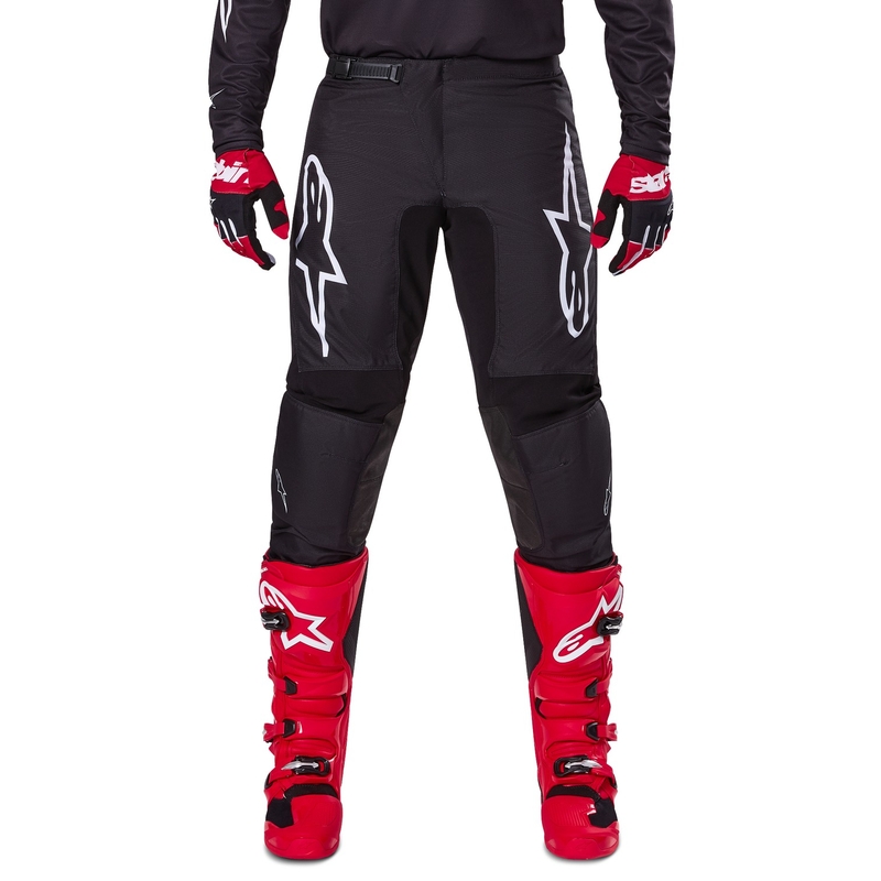 Spodnie motocrossowe Alpinestars Fluid Haul w kolorze czarno-białym