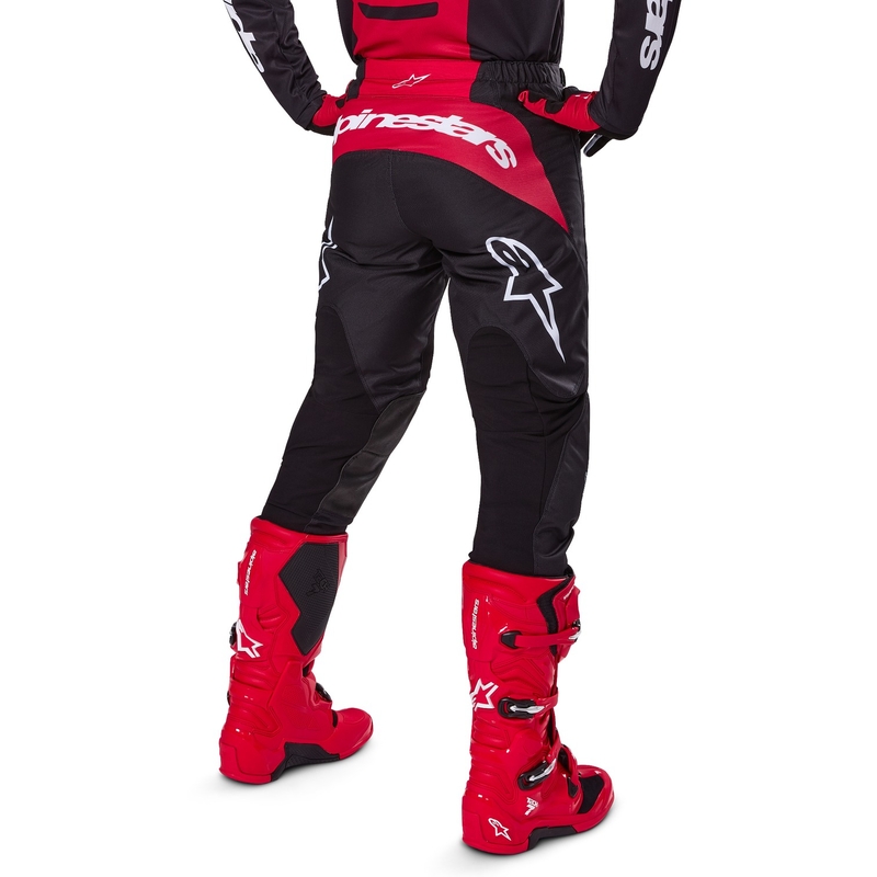 Spodnie motocrossowe Alpinestars Fluid Haul w kolorze czarno-białym