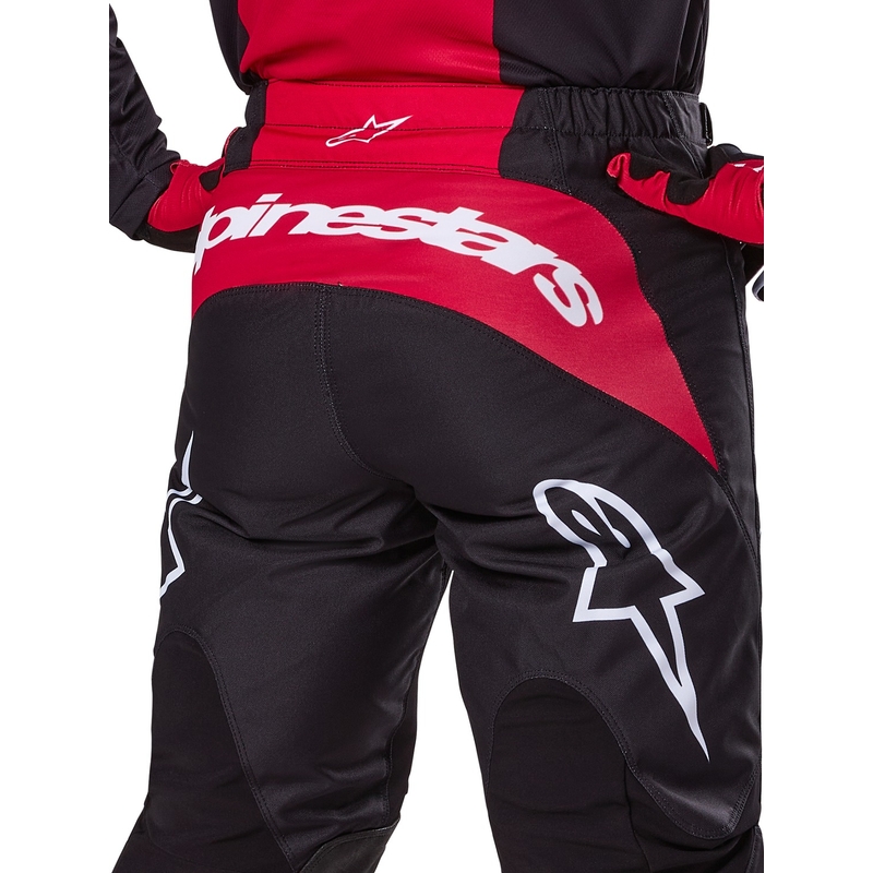 Spodnie motocrossowe Alpinestars Fluid Haul w kolorze czarno-białym