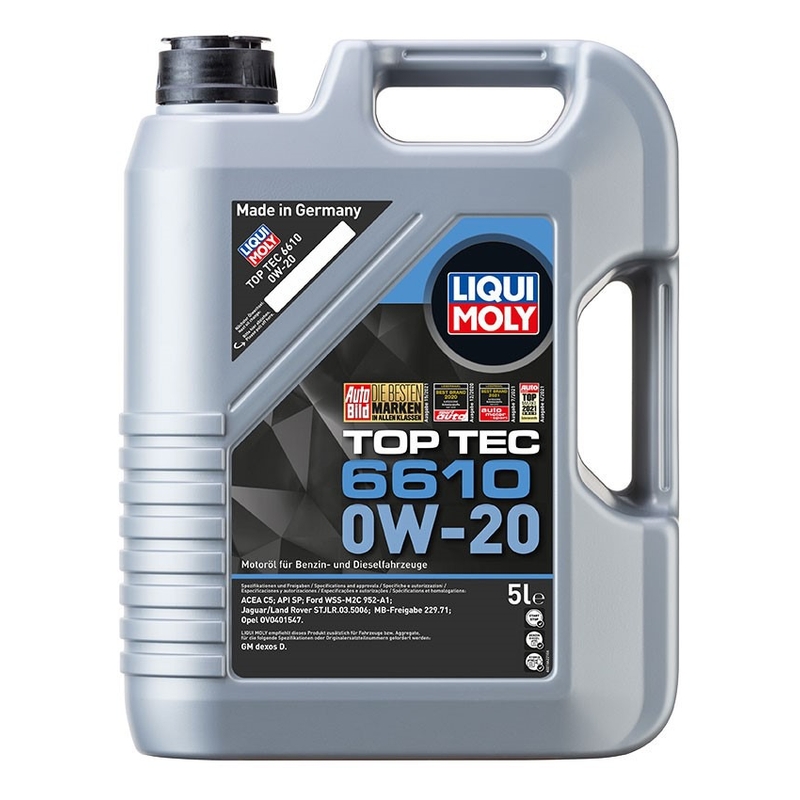 Syntetyczny olej silnikowy LIQUI MOLY Top Tec 6610 0W-20 5 l