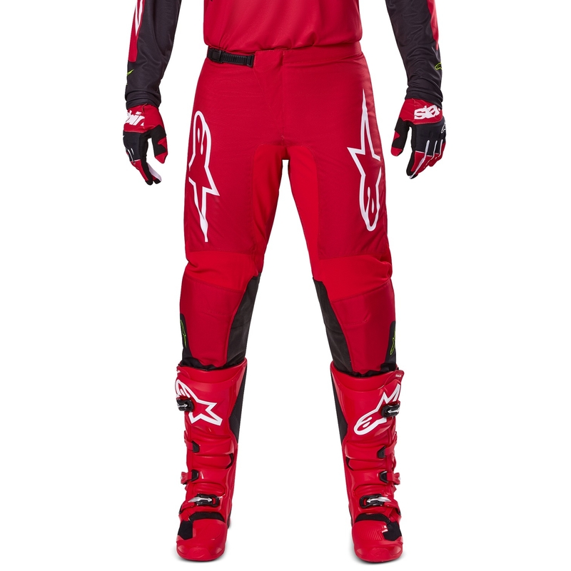 Spodnie motocrossowe Alpinestars Fluid Haul w kolorze czerwono-czarnym