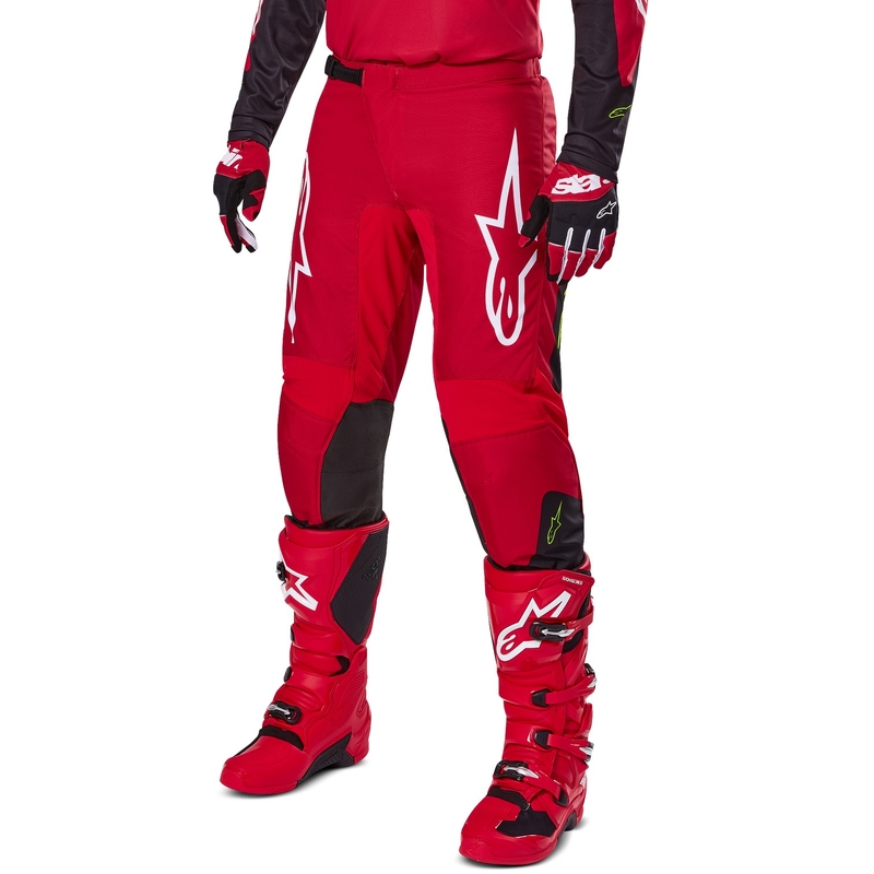 Spodnie motocrossowe Alpinestars Fluid Haul w kolorze czerwono-czarnym