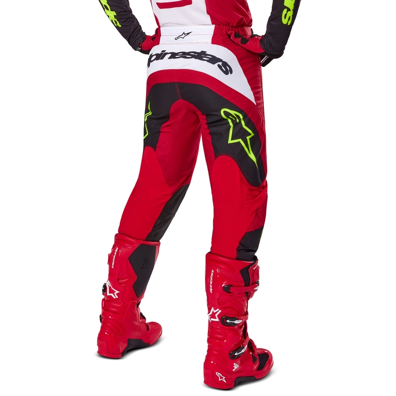 Spodnie motocrossowe Alpinestars Fluid Haul w kolorze czerwono-czarnym