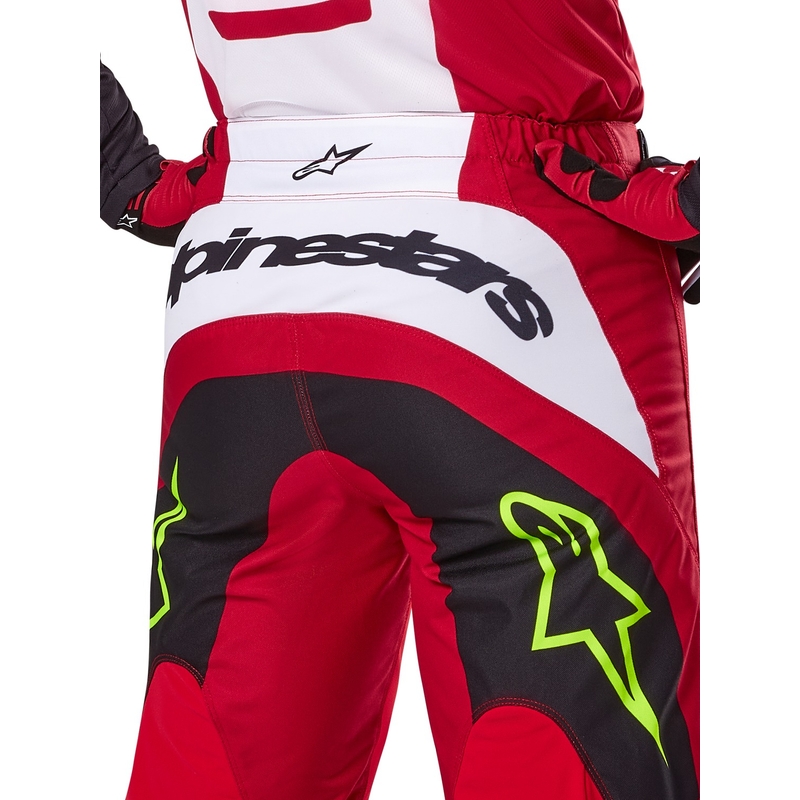 Spodnie motocrossowe Alpinestars Fluid Haul w kolorze czerwono-czarnym