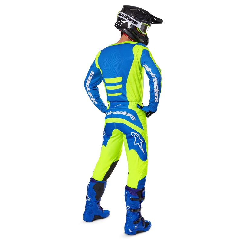 Spodnie motocrossowe Alpinestars Fluid Haul w kolorze żółto-niebieskim