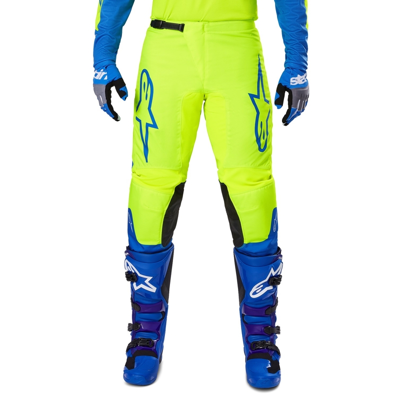 Spodnie motocrossowe Alpinestars Fluid Haul w kolorze żółto-niebieskim