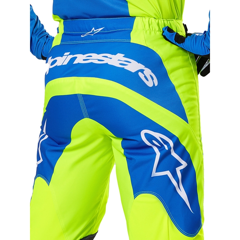 Spodnie motocrossowe Alpinestars Fluid Haul w kolorze żółto-niebieskim