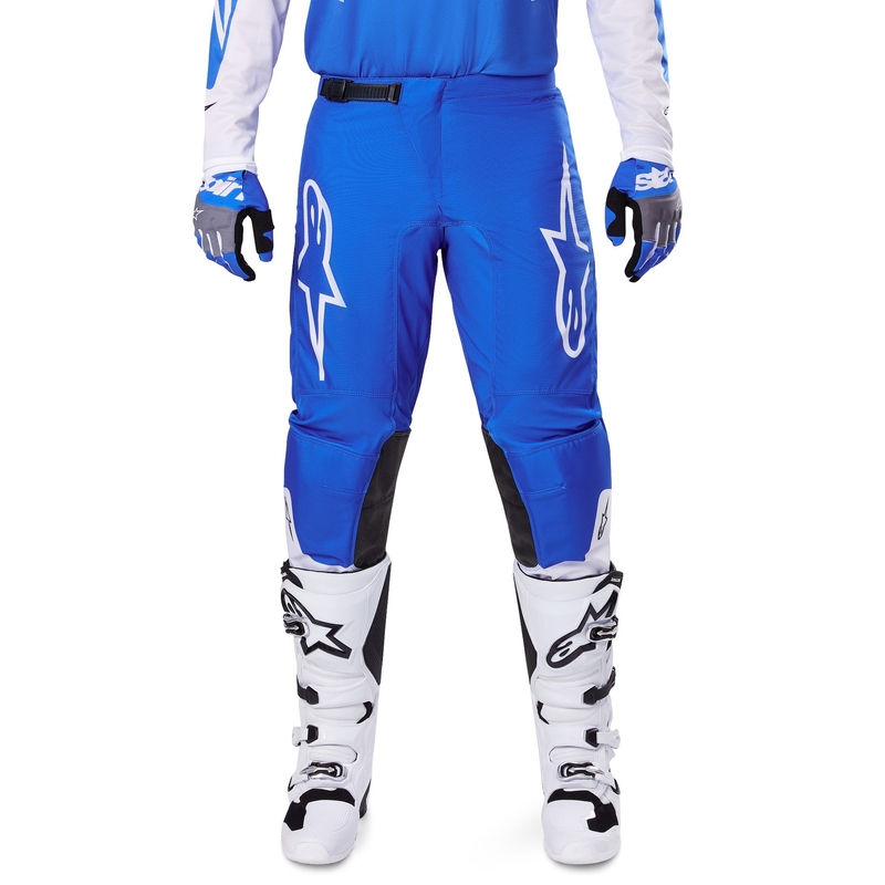 Spodnie motocrossowe Alpinestars Fluid Haul w kolorze niebiesko-białym
