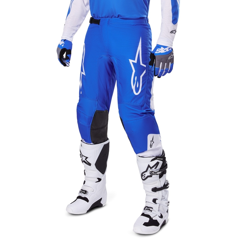 Spodnie motocrossowe Alpinestars Fluid Haul w kolorze niebiesko-białym