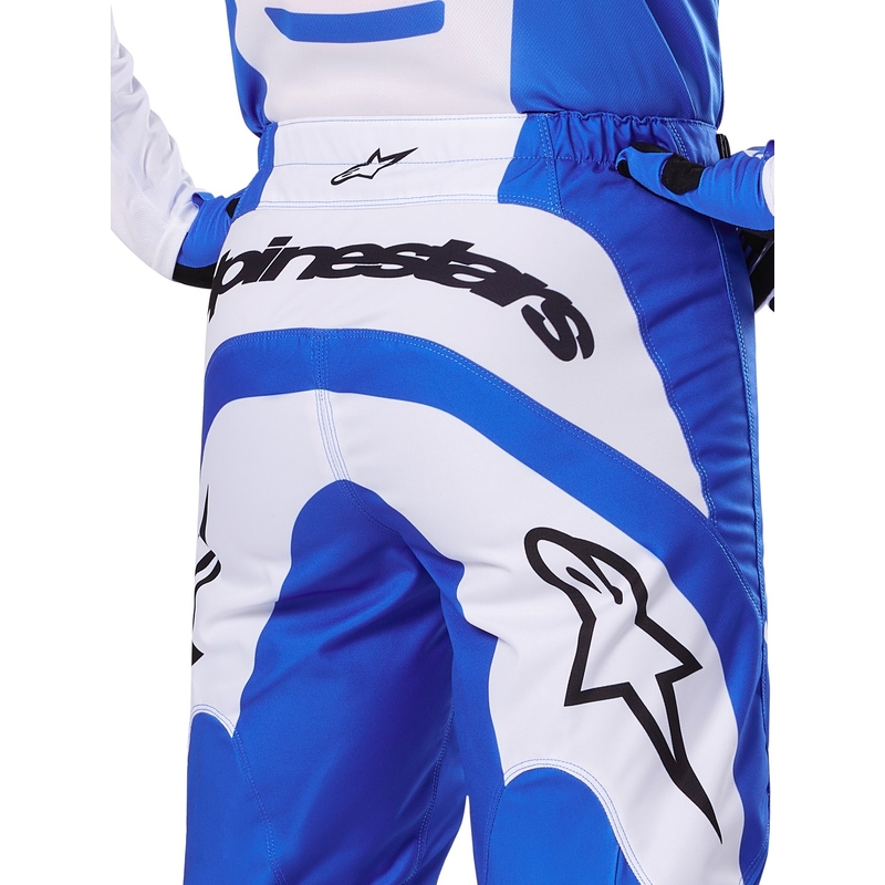 Spodnie motocrossowe Alpinestars Fluid Haul w kolorze niebiesko-białym