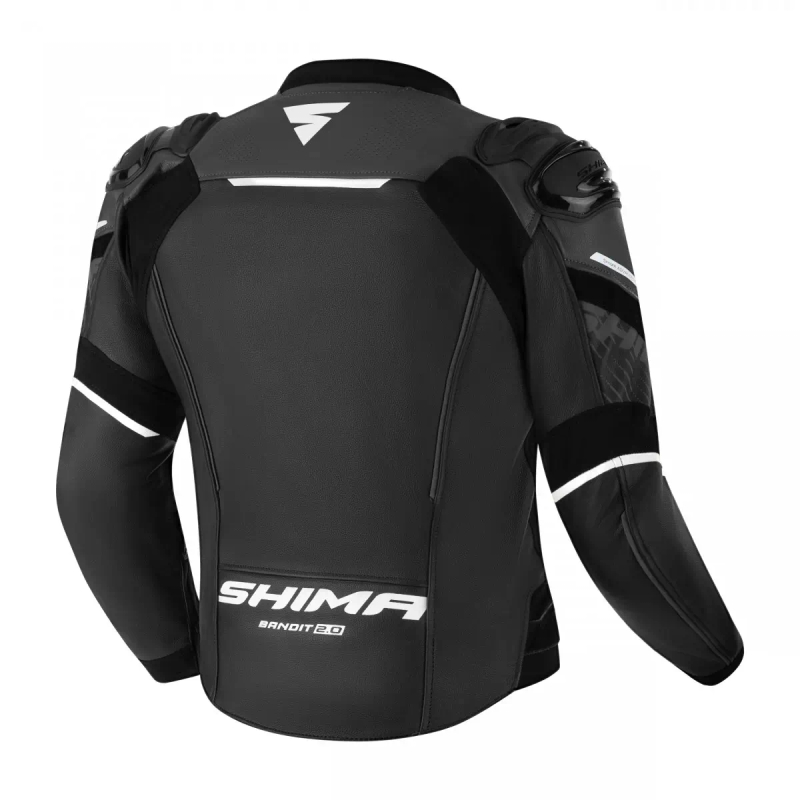 Kurtka motocyklowa skórzana Shima Bandit 2.0 czarna
