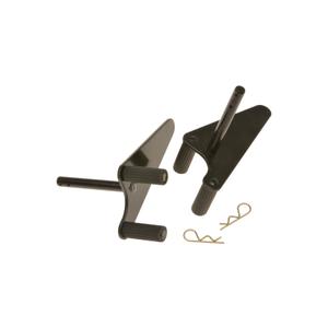 Zapasowe adaptery do stojaków Q-TECH czarne 2 sztuki