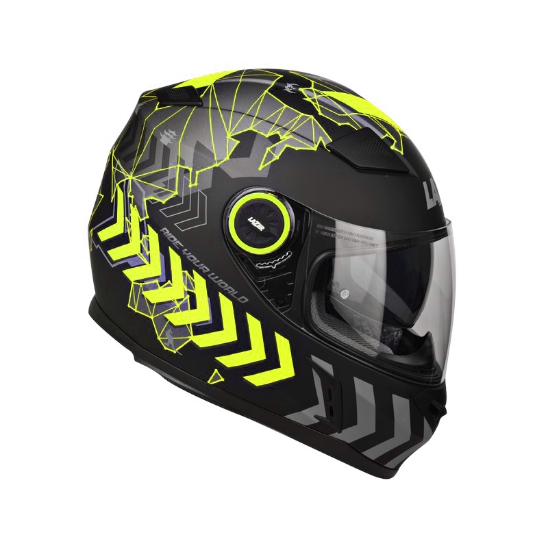 Integralny kask motocyklowy Lazer Bayamo Adam Special replika fluo żółty wyprzedaż