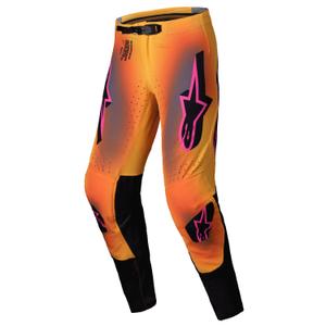Spodnie motocrossowe Alpinestars Supertech Lipan żółto-różowe