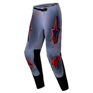 Spodnie motocrossowe Alpinestars Supertech Lipan w kolorze szaro-fluo-pomarańczowym