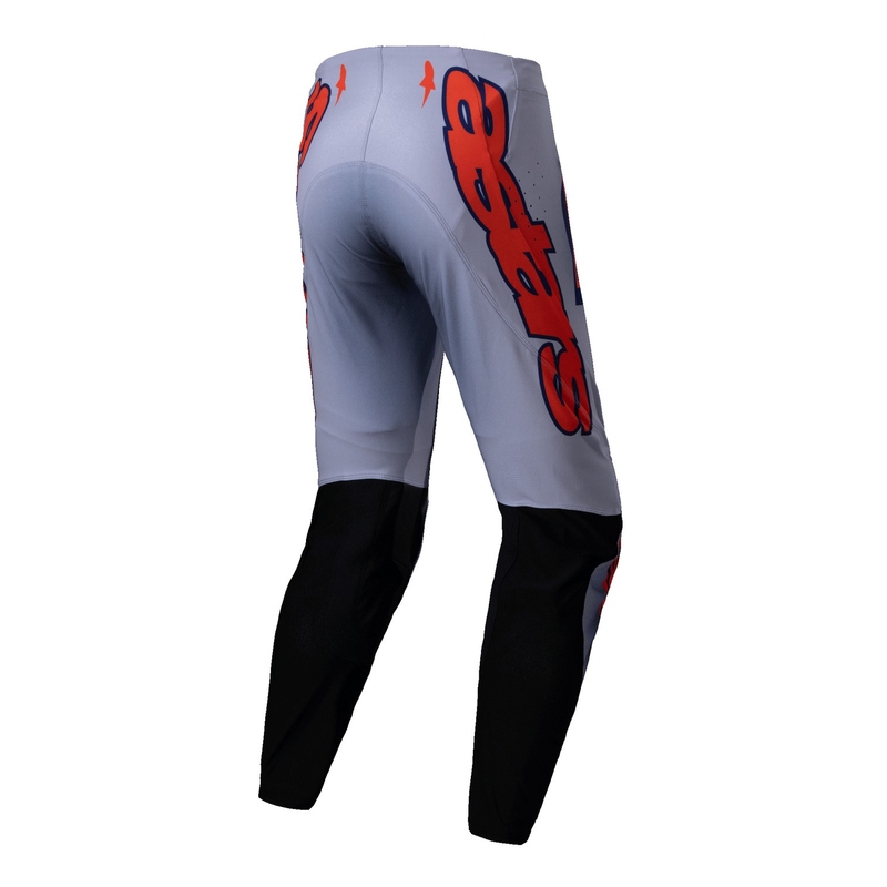 Spodnie motocrossowe Alpinestars Supertech Lipan w kolorze szaro-fluo-pomarańczowym