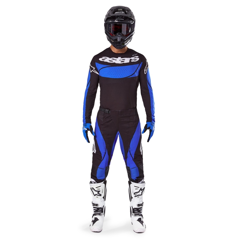 Spodnie motocrossowe Alpinestars Techstar Dreem w kolorze czarno-niebieskim