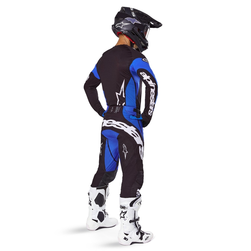 Spodnie motocrossowe Alpinestars Techstar Dreem w kolorze czarno-niebieskim
