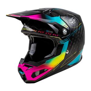 Kask motocrossowy FLY Racing Formula S czarno-niebieski