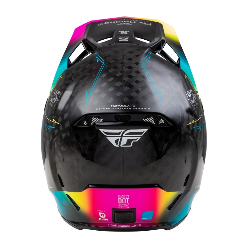 Kask motocrossowy FLY Racing Formula S czarno-niebieski
