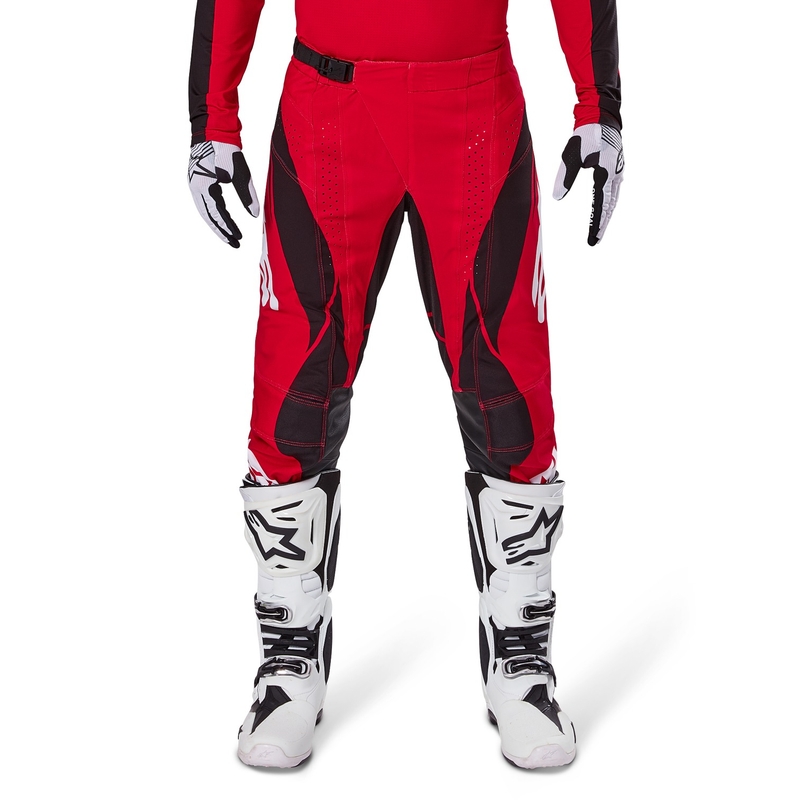 Spodnie motocrossowe Alpinestars Techstar Dreem w kolorze czerwono-czarnym