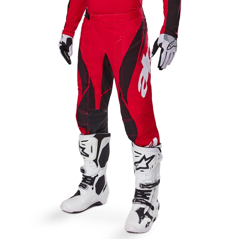 Spodnie motocrossowe Alpinestars Techstar Dreem w kolorze czerwono-czarnym