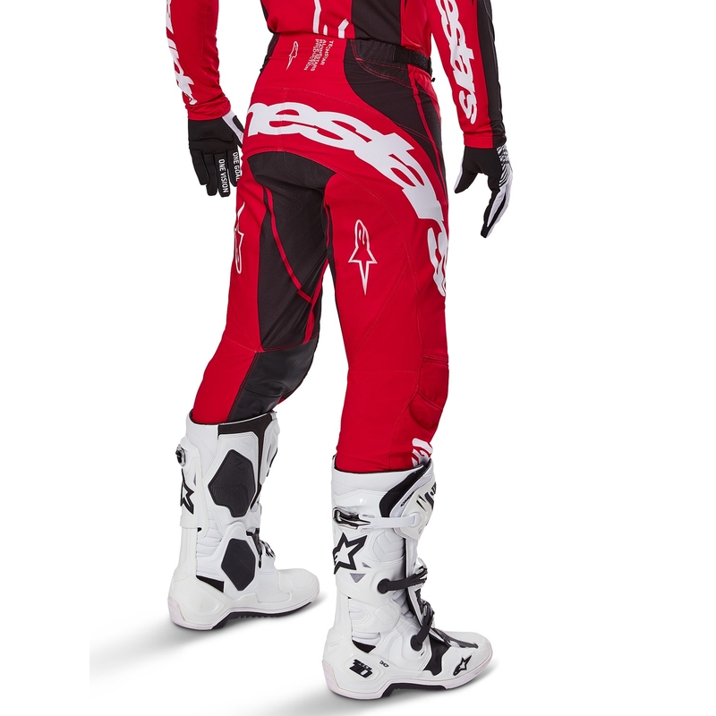 Spodnie motocrossowe Alpinestars Techstar Dreem w kolorze czerwono-czarnym