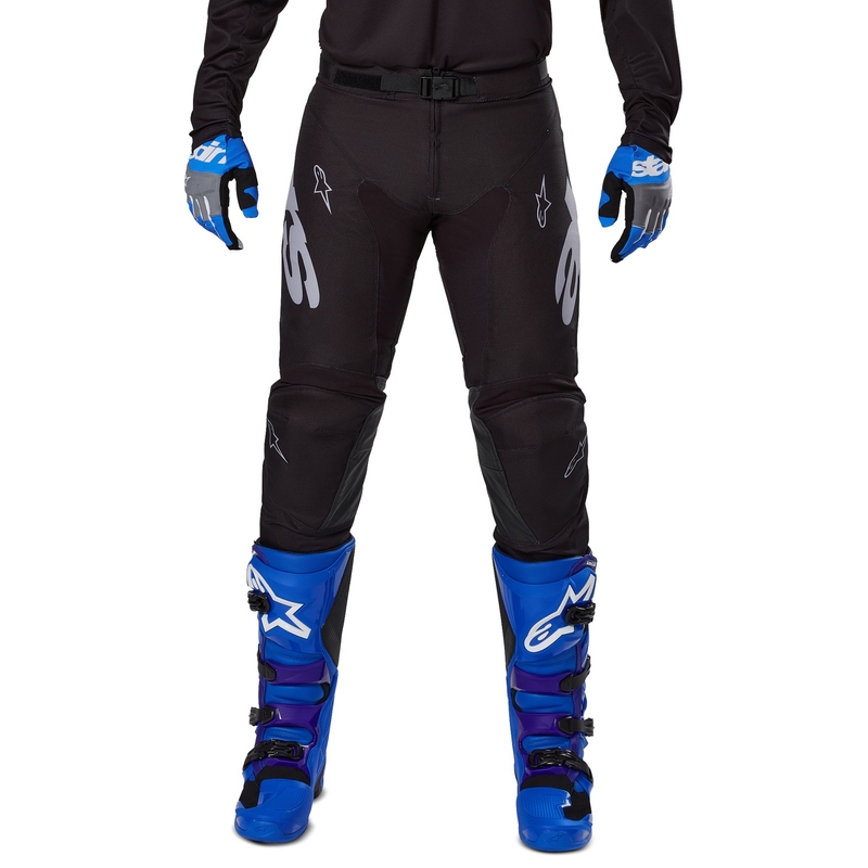 Spodnie motocrossowe Alpinestars Racer Graphite w kolorze czarno-szarym