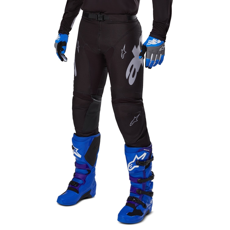 Spodnie motocrossowe Alpinestars Racer Graphite w kolorze czarno-szarym