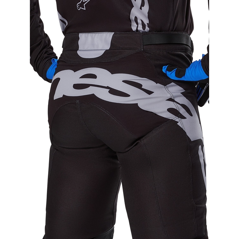 Spodnie motocrossowe Alpinestars Racer Graphite w kolorze czarno-szarym