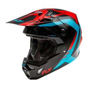 Kask motocrossowy FLY Racing Formula CP czerwono-czarno-niebieski