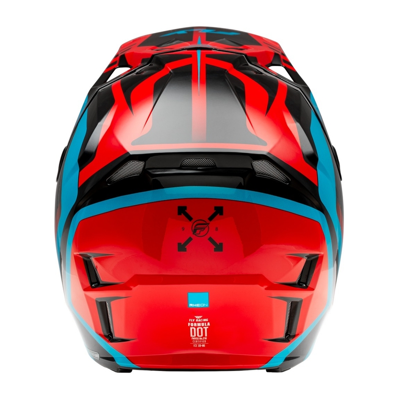 Kask motocrossowy FLY Racing Formula CP czerwono-czarno-niebieski