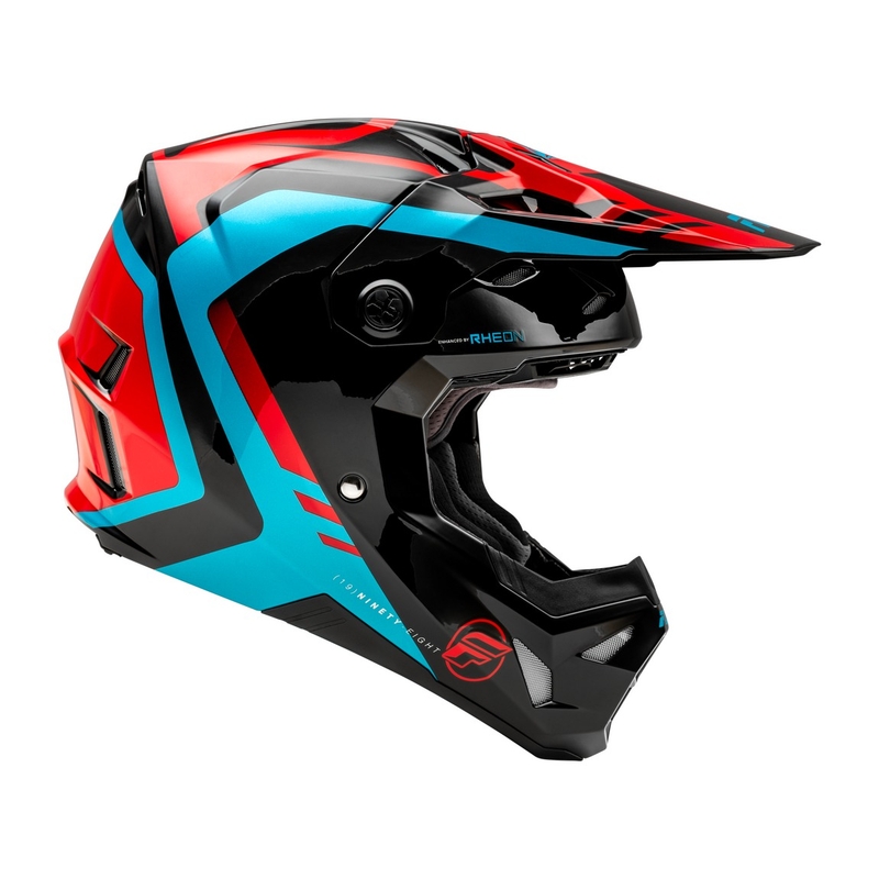 Kask motocrossowy FLY Racing Formula CP czerwono-czarno-niebieski