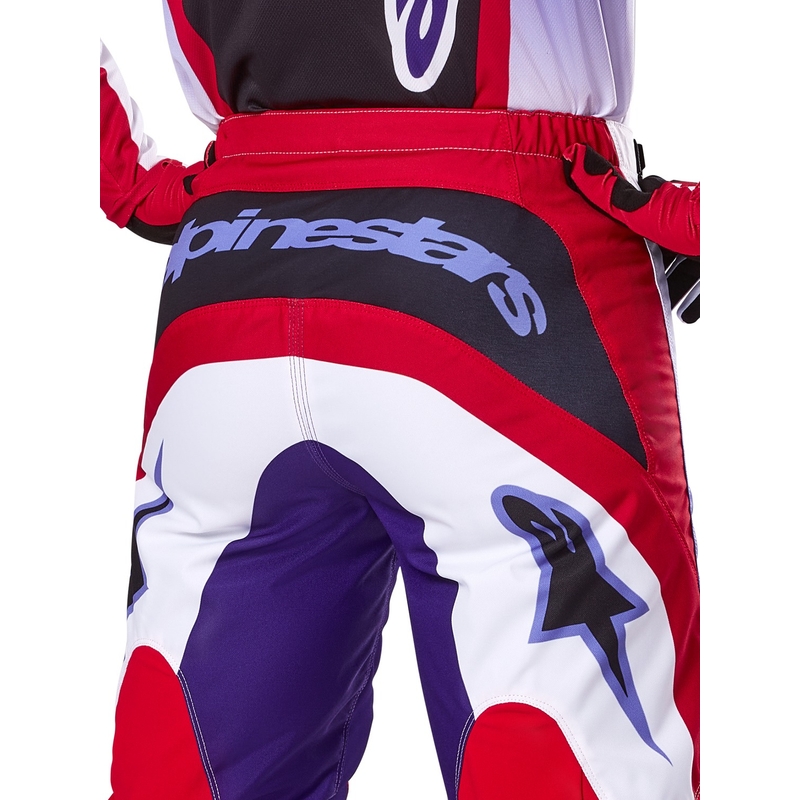 Spodnie motocrossowe Alpinestars Fluid Wurx fioletowo-czerwone