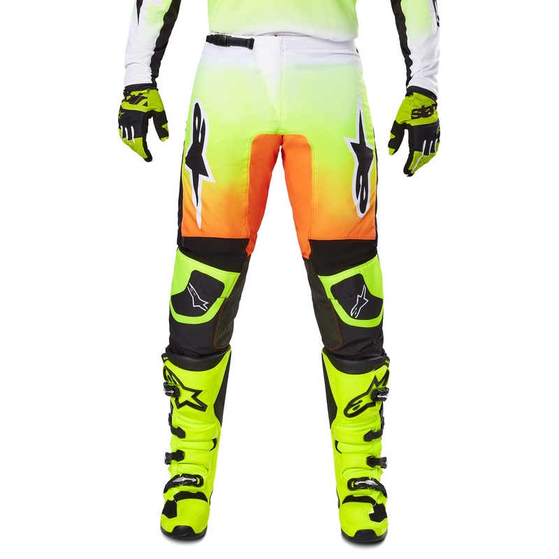 Spodnie motocrossowe Alpinestars Fluid Wurx żółto-czarne