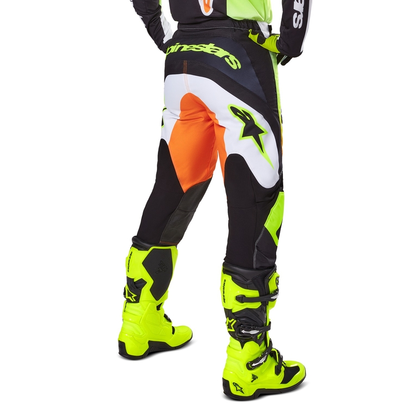 Spodnie motocrossowe Alpinestars Fluid Wurx żółto-czarne
