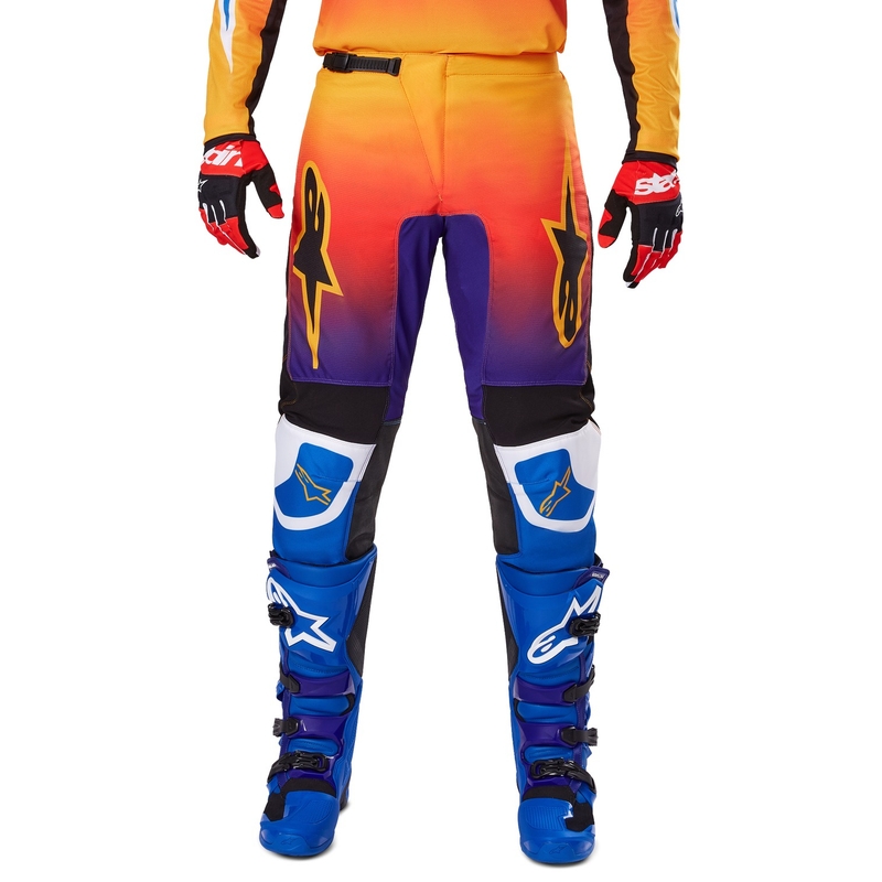 Wielokolorowe spodnie motocrossowe Alpinestars Fluid Wurx