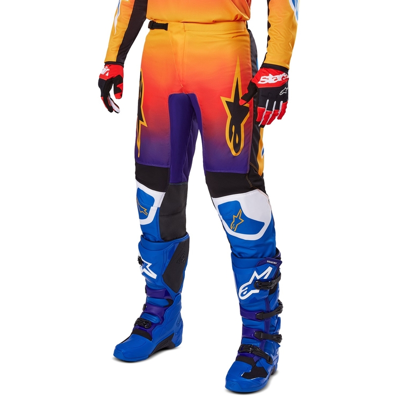 Wielokolorowe spodnie motocrossowe Alpinestars Fluid Wurx