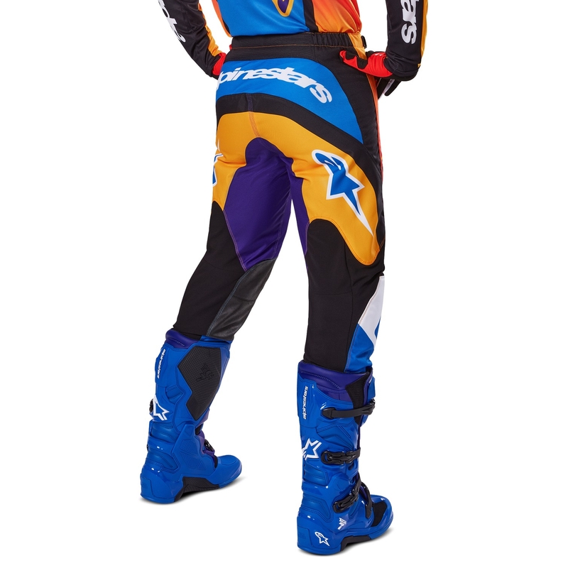 Wielokolorowe spodnie motocrossowe Alpinestars Fluid Wurx